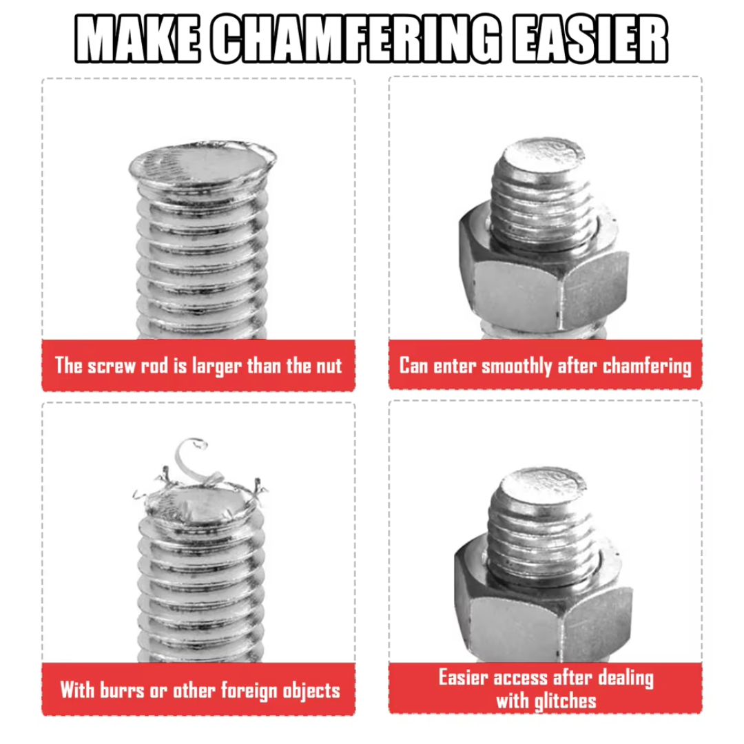 BoltMaster™ | Tools for deburring screw bolts