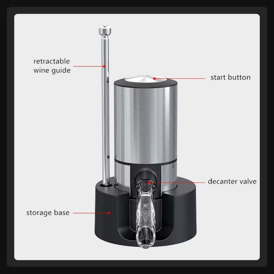 AeriBlend™ | 3-in1 wine aerator, storage and dispenser