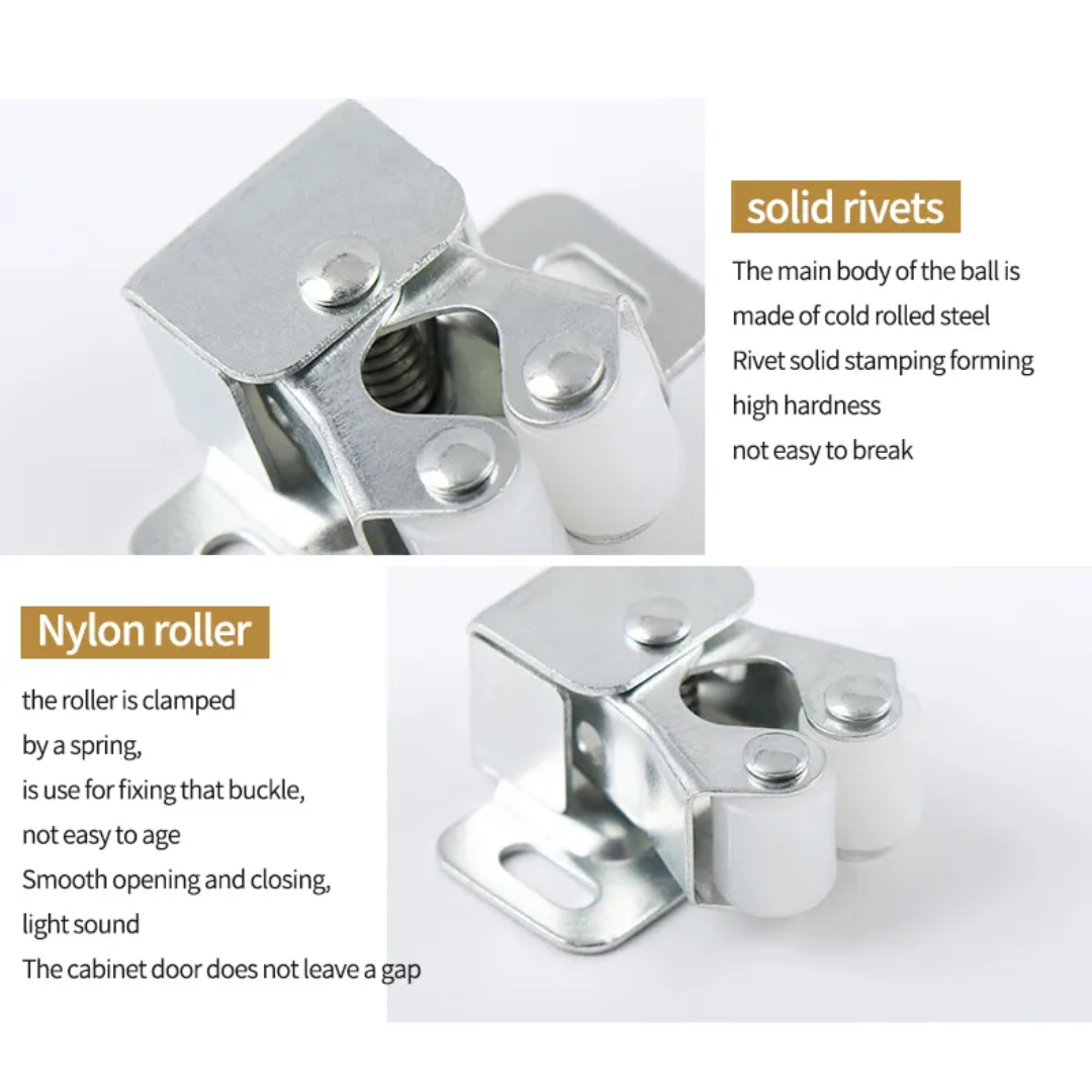 2+2 FREE | SteelSnap™ | Classic stainless steel cabinet door catch