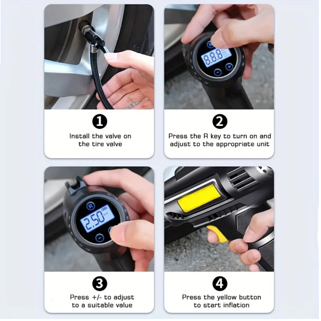TireBlow™ | Smart car air pump