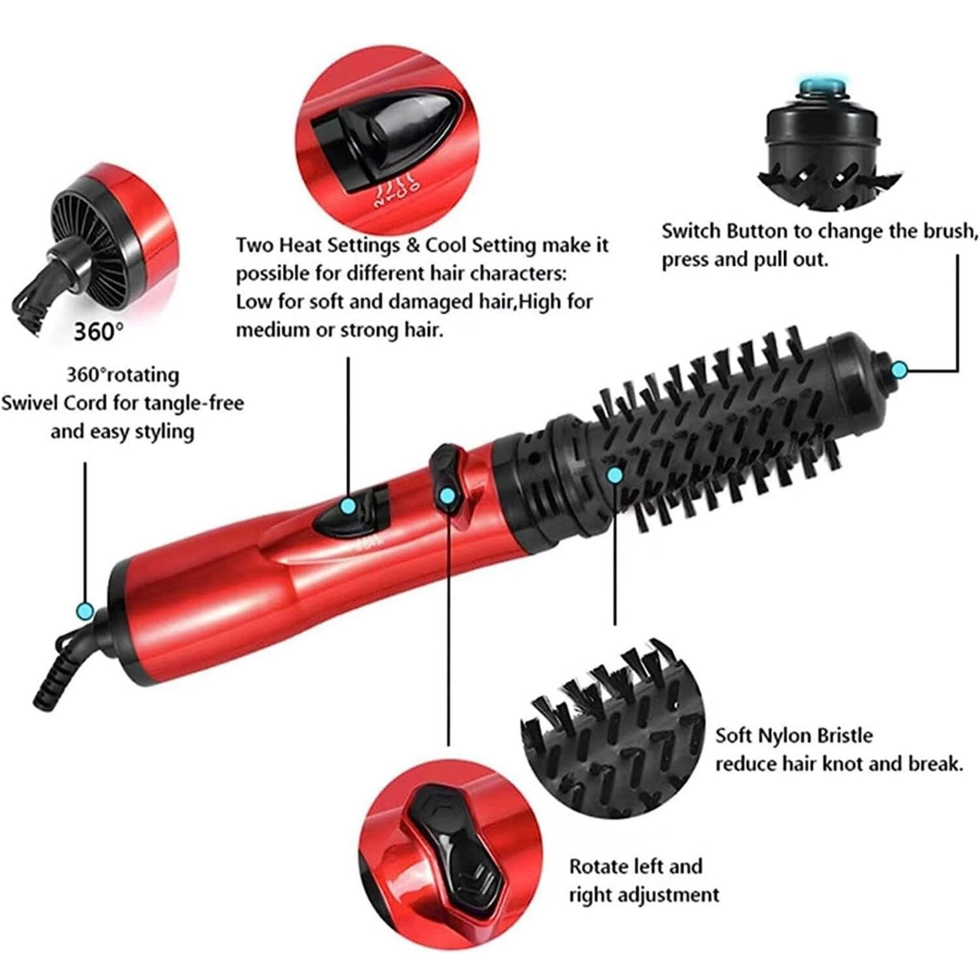 AirGlam™ | - 3-in-1 Rotating Hair Straightener and Styler (for all hair types)