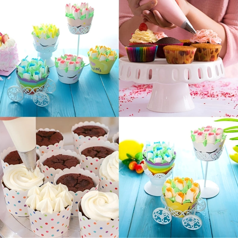 SwirlyBake™ - Russian burner ball flower nozzle stainless steel tubes