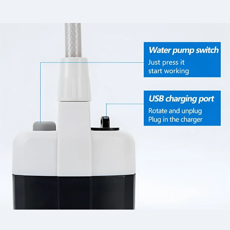 OutdoorShower™ - Portable camping shower set with USB charging station