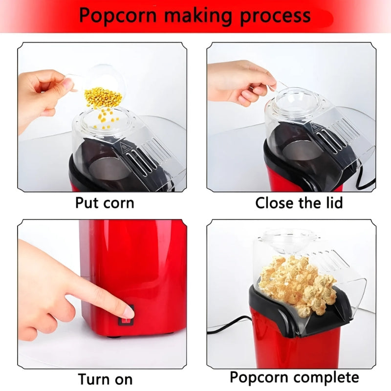 InstaPopCorn™ - Freshly popped kernels in minutes!