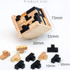 | Gameglo™ Wooden Intelligence Brain Teaser Game