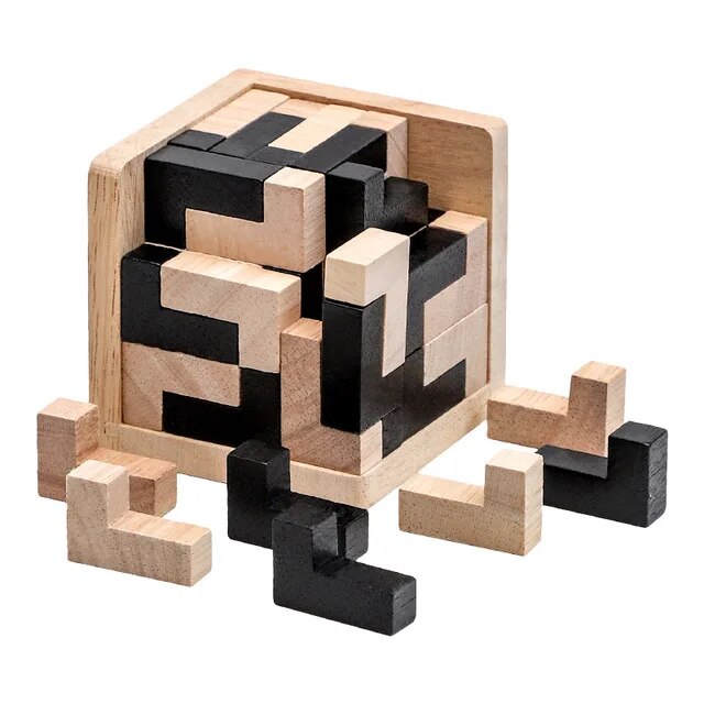 | Gameglo™ Wooden Intelligence Brain Teaser Game