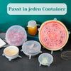 Leqer™ - Silicone expandable lids (6 pieces)