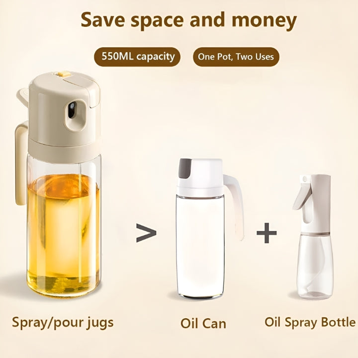 SprayPour™ - 100% precise oil application!