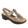 Flowari™ Flat sandals with floral pattern