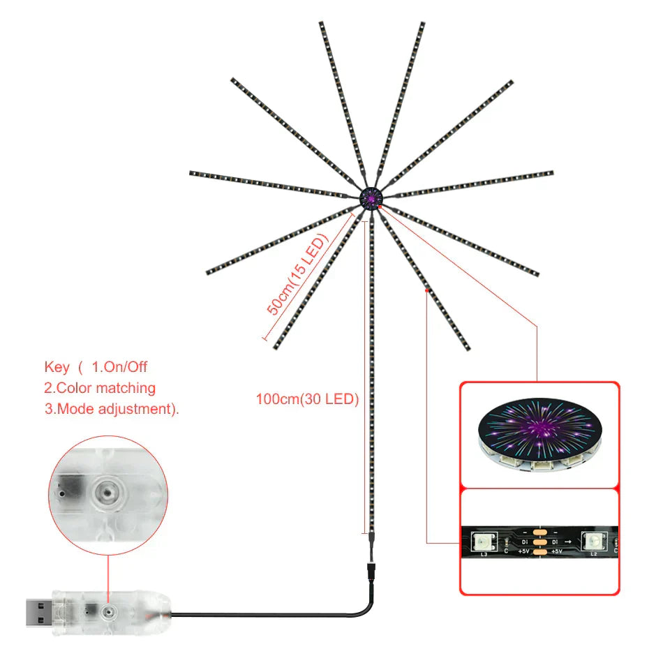 SmartLights™ - Intelligent LED firework lights