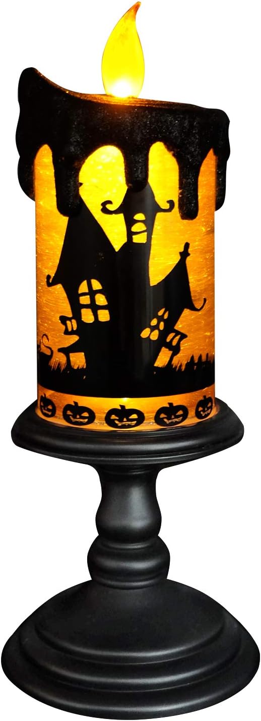 Candlite 10" Grand Glittering Halloween LED Candles