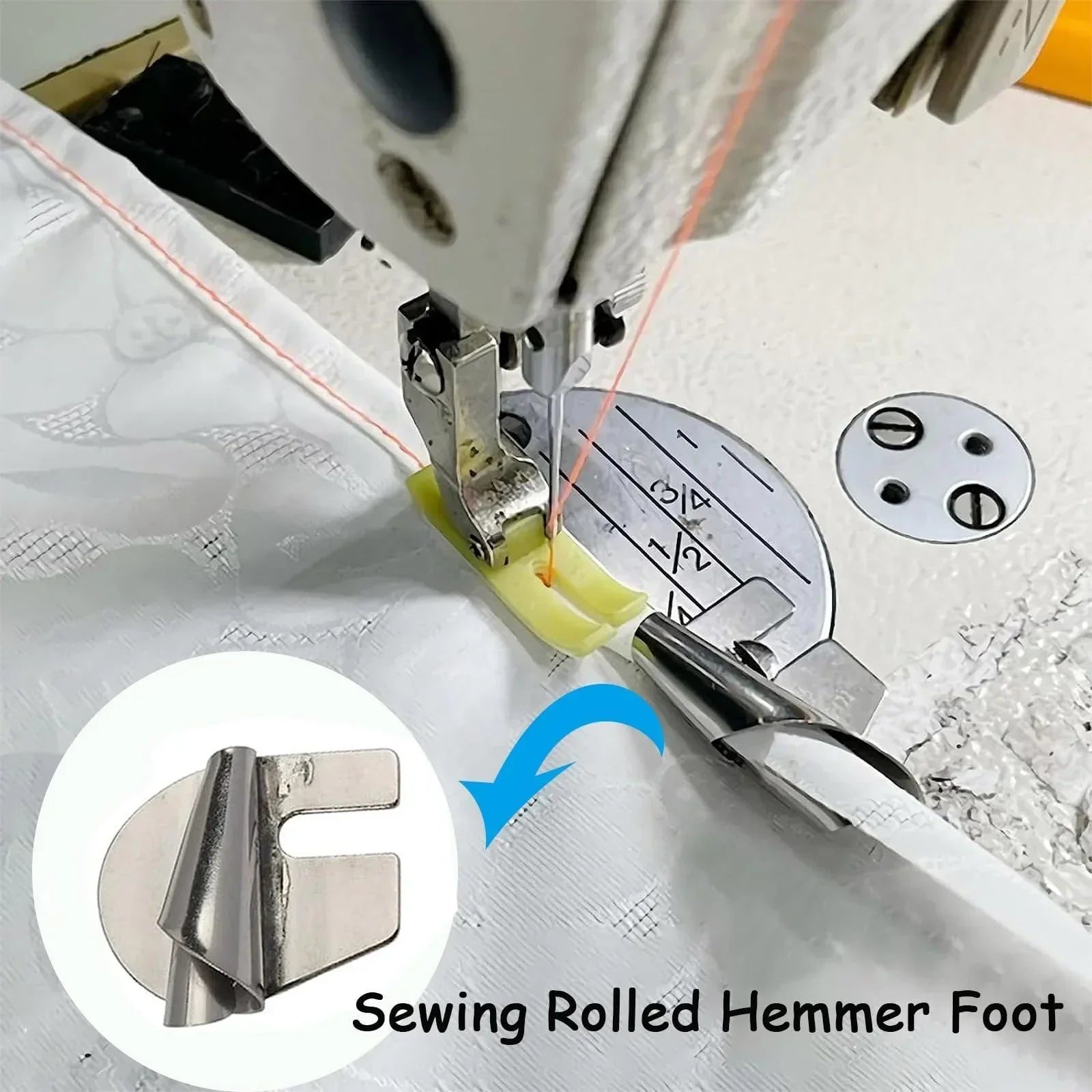 SewCraft™ - Spiral sewing tube hem foot (set of 8) [last day discount]