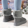 Pluschie - Plush snow ankle boots for ladies