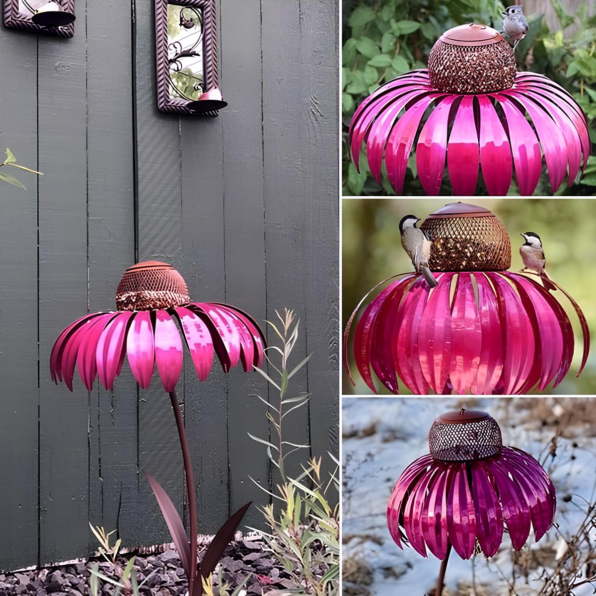 1+1 Free | FlowerBird - Cone flower bird feeder