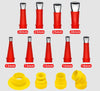 Universal™ - Universal integrated rubber nozzle tool set