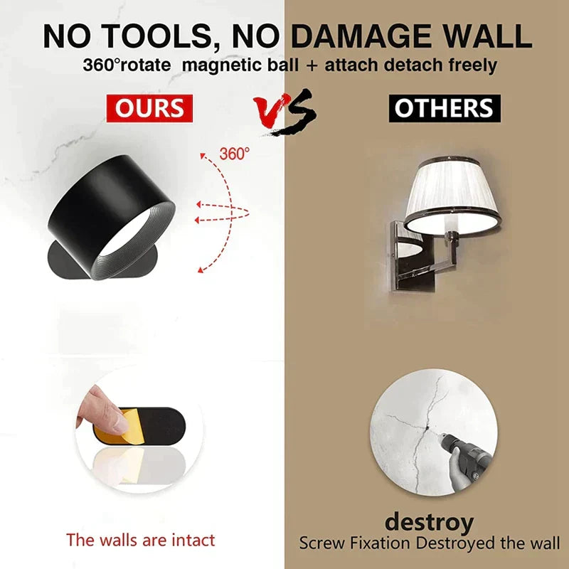 Bermina™ - Magnetic wall light