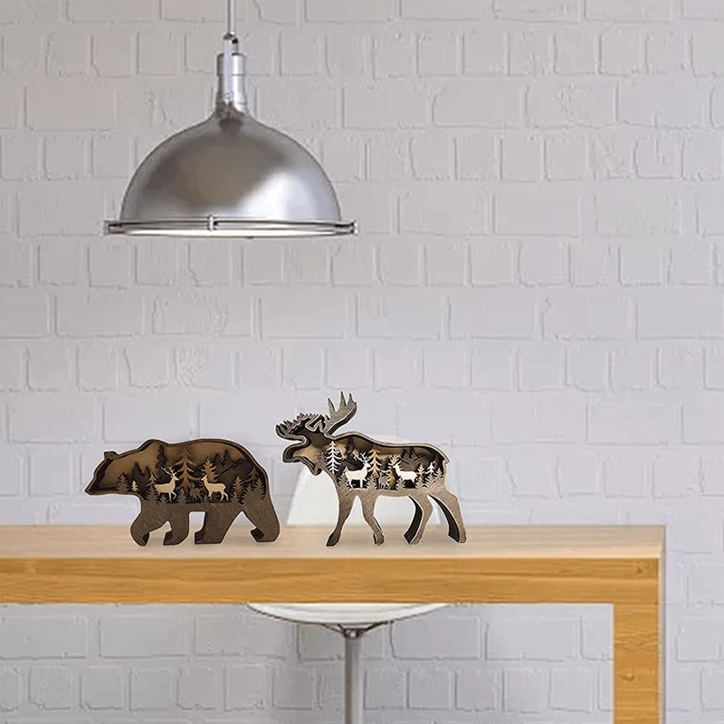 WoodenCrafts™ - Creative forest animal decoration