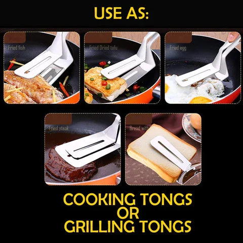 ChefClamp™ - Tongs and spatula in one!