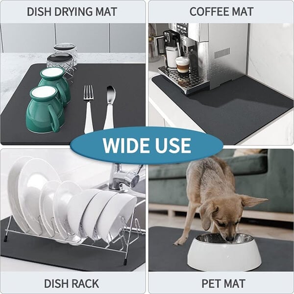 Supremat - New Kitchen Super Absorbent Draining Mat