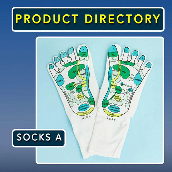 Reflexsocks™ - Acupressure reflexology sock set [last day discount]