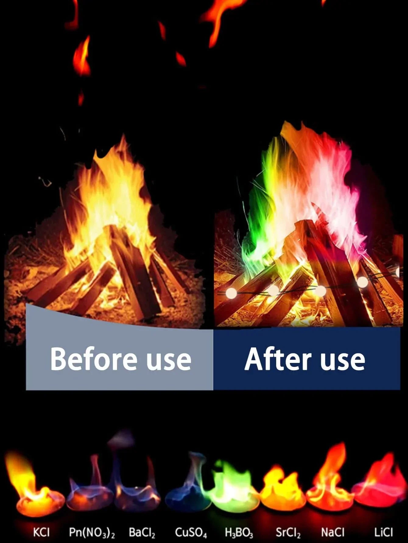 AuroraFlame™ - Magic Flame Color Changing Fire Packs
