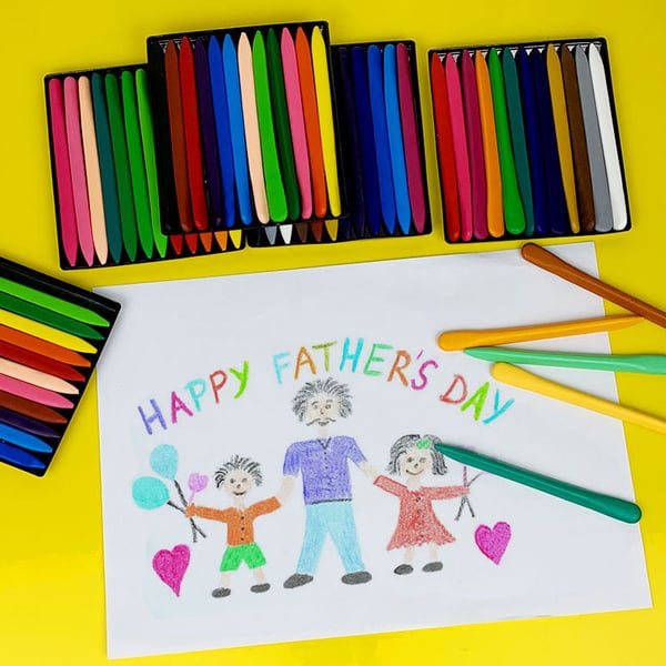 | Washcolor™ Triangular Washable Crayons Set Of 36 Colors