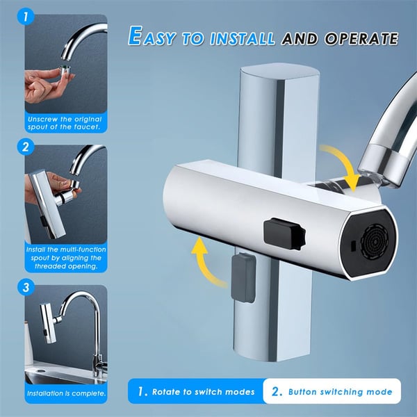 | Aquaflo Waterfall Kitchen Faucet