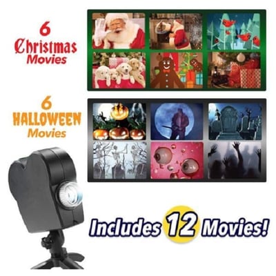 Christmas Projector incl. Screen