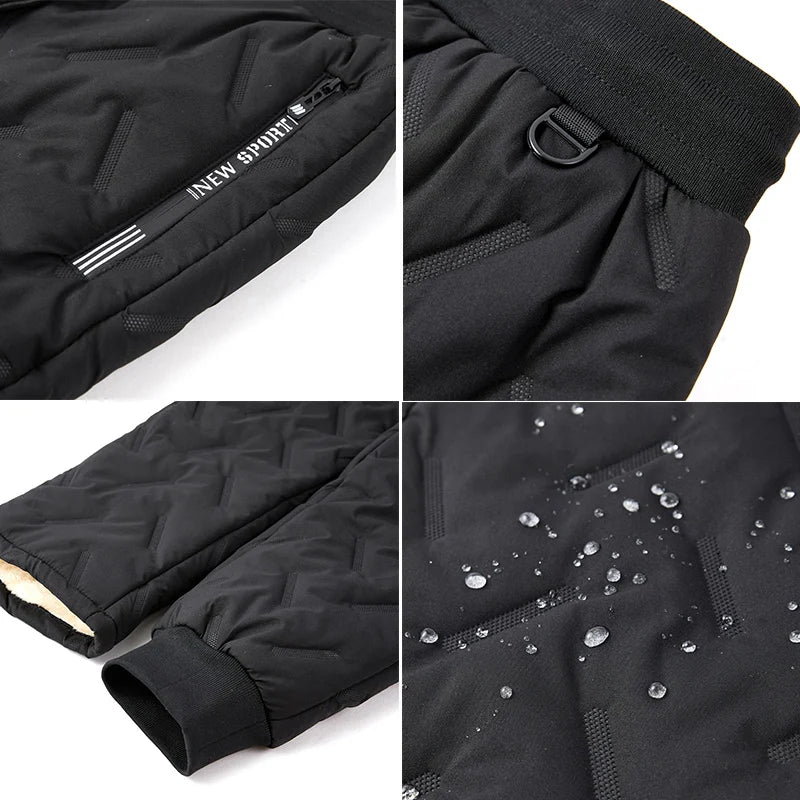 Warm fleece jogging pants - unisex