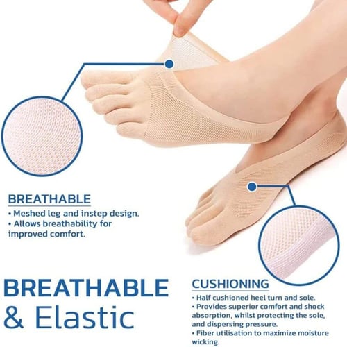 Freetoe Ultra-Thin Five-Toe Breathable Socks | Set of 5 Pairs