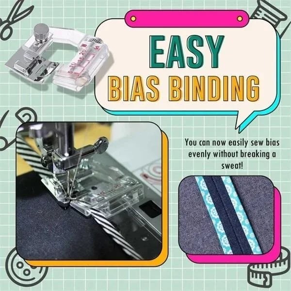 1+1 FREE | AdjustoBind™ | Adjustable bias binding foot