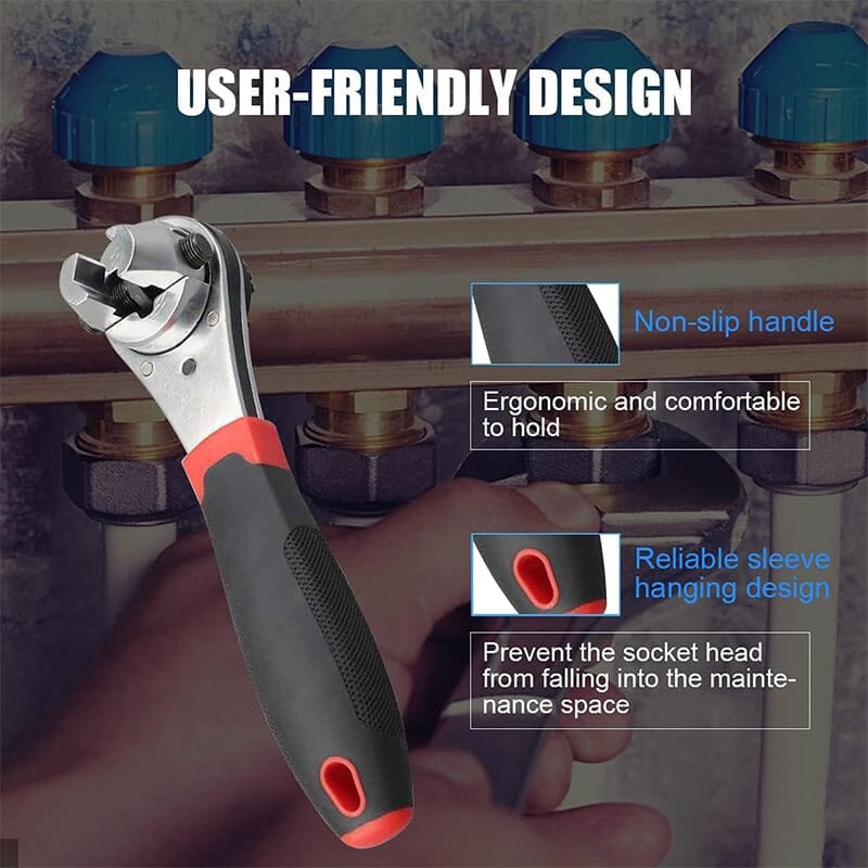 MagicWrench™ - Adjustable ratchet screwdriver with motor