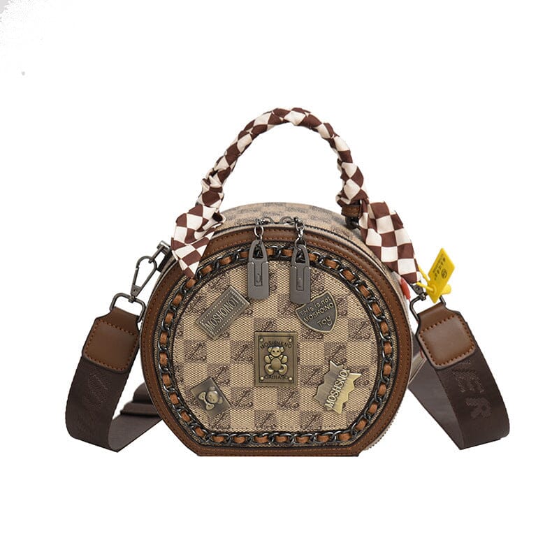 Marlene™ - Ladies leather handbag - Retro leather shoulder bag