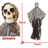 | Wraithskull Halloween Hanging Ghost Skull with Gauze