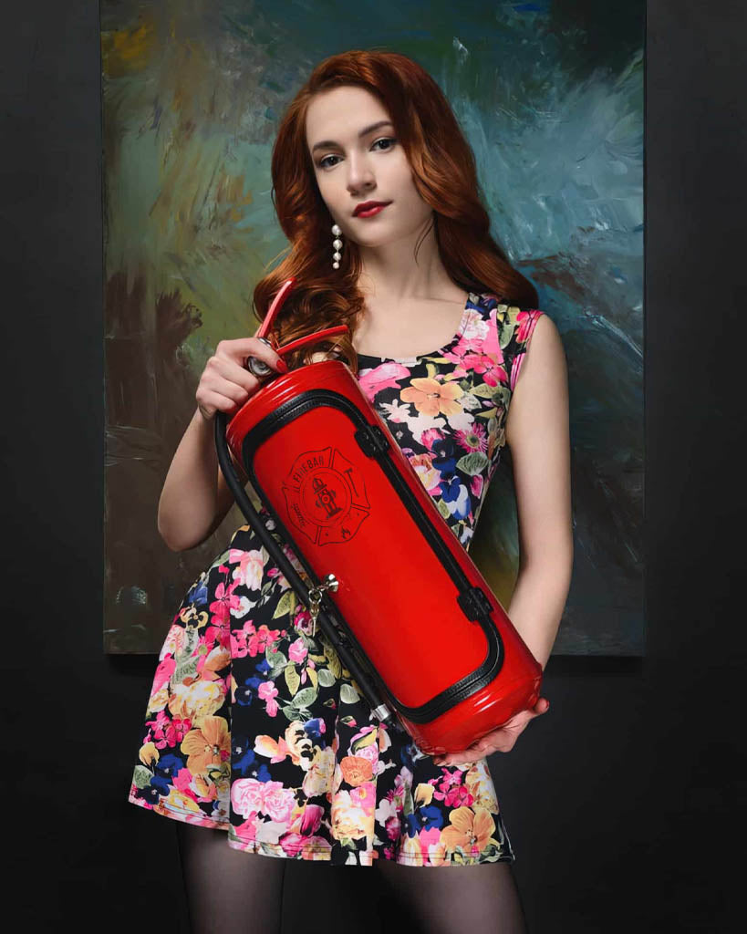 WineExtinguisher™ - Minibar wine fire extinguisher