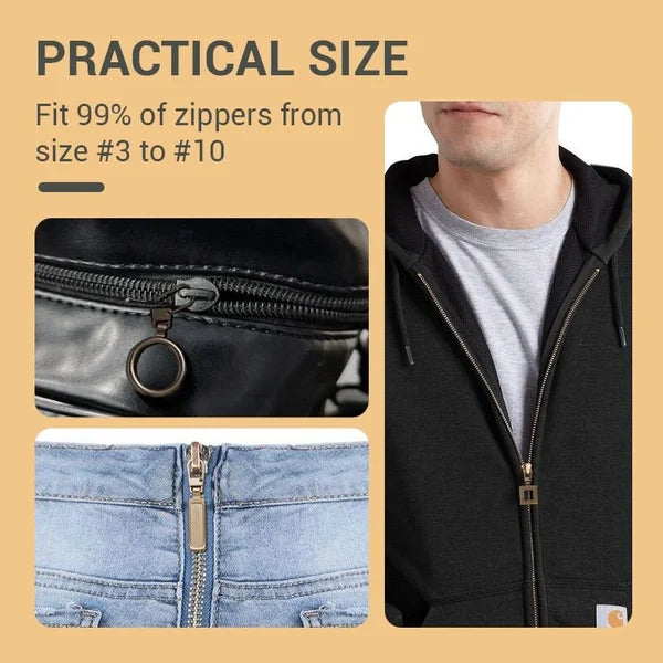 Zipper Pull™ - Tool-free, detachable, stylish zipper pull [last day discount]