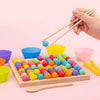 | Beadle Wooden Bead Board Game – Connect Four Style Strategy Game