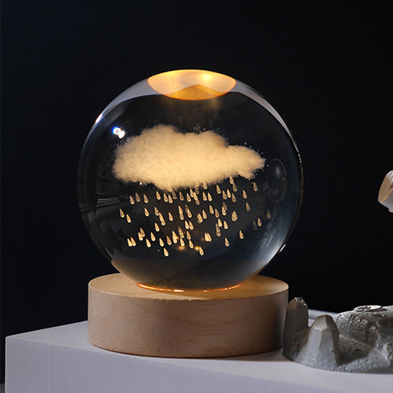 | Crysnight Mini Crystal Ball Night Light