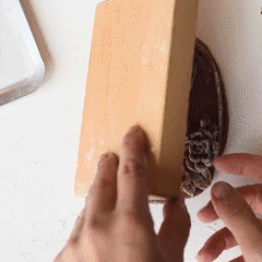 KitchenFizz - Wood patterned cookie cutter