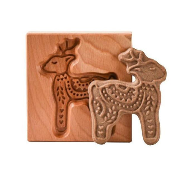 KitchenFizz - Wood patterned cookie cutter