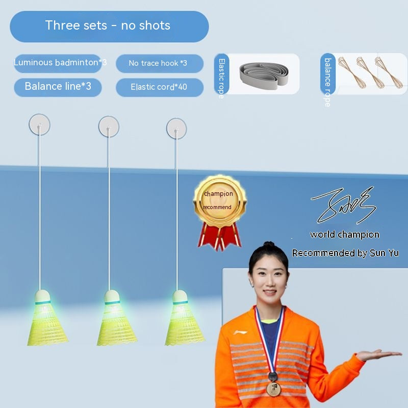 Solo Badminton™ - Strength Training Fitness Sparring Rebound Badminton Trainer [last day discount]