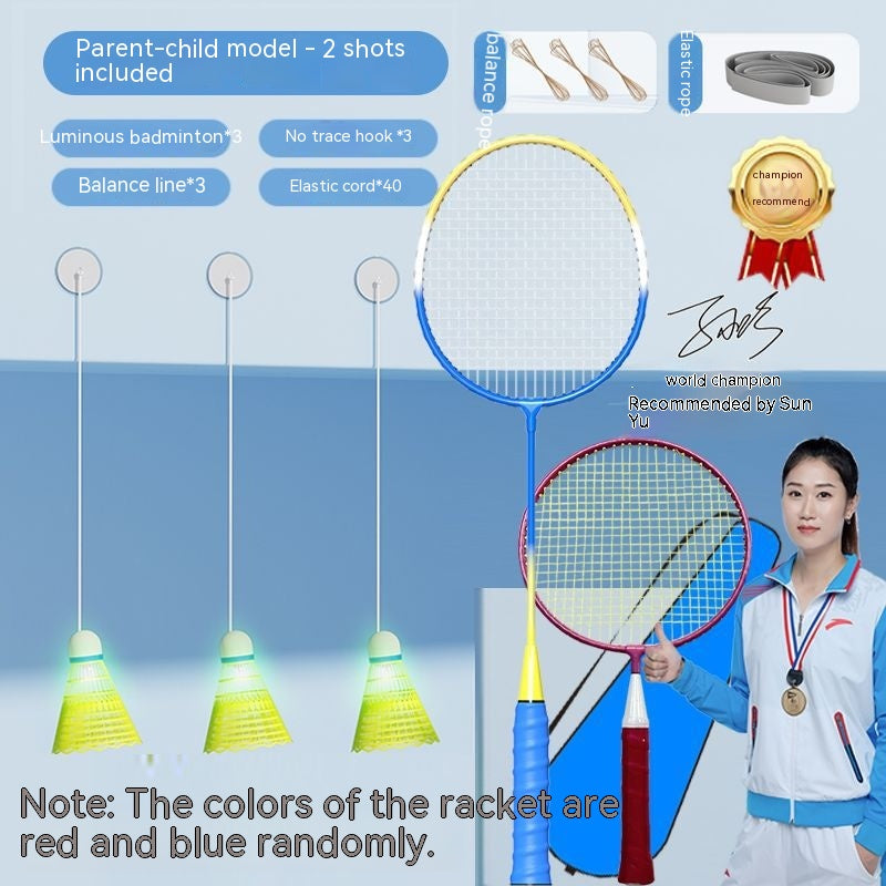 Solo Badminton™ - Strength Training Fitness Sparring Rebound Badminton Trainer [last day discount]