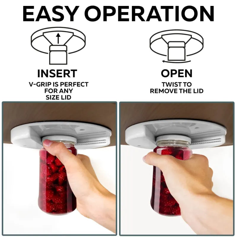 TwistJar | Opener for under-counter use