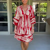Madalyn V-Neck Bohemian Maxi Dress