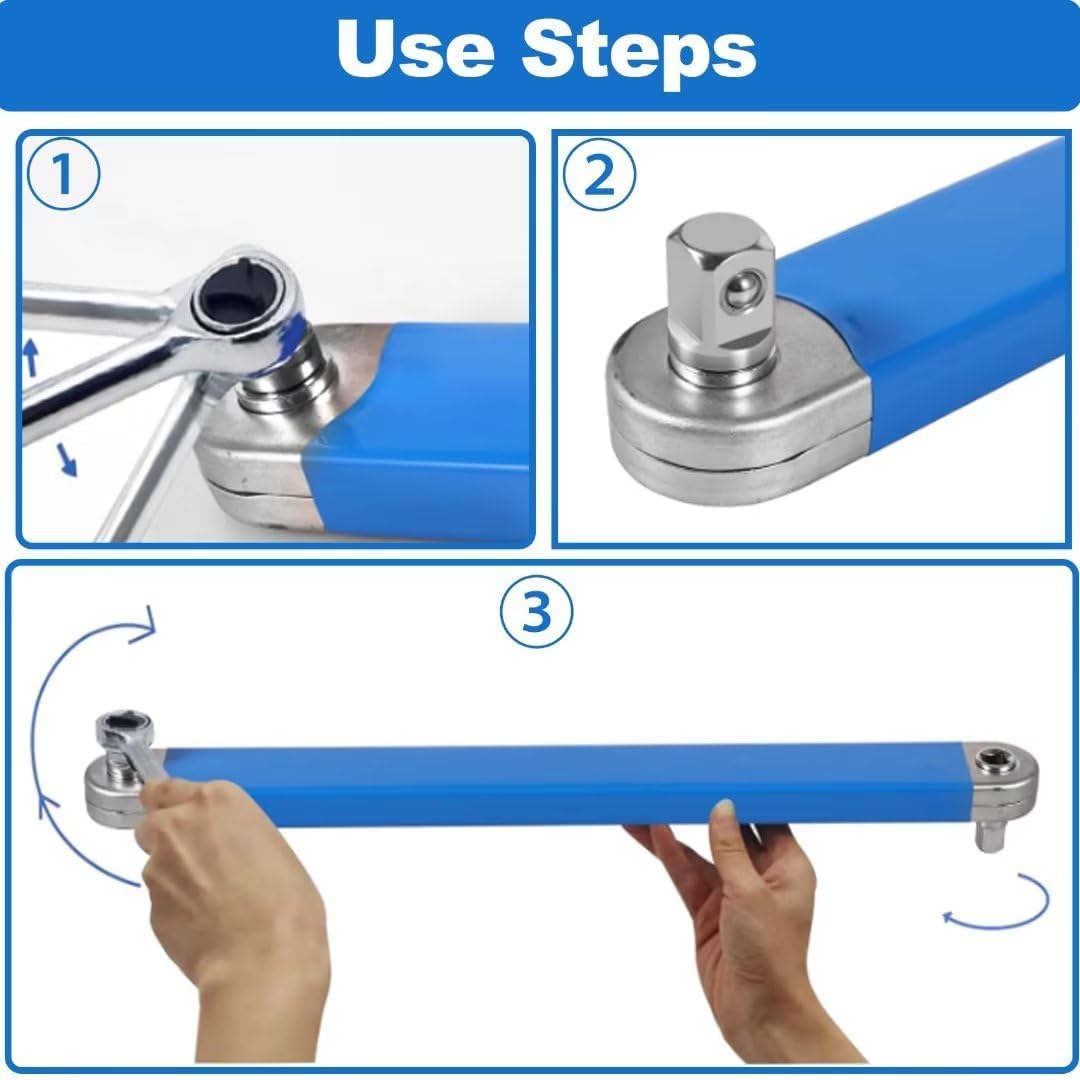 WrenchMaster Pro™ - Always ready-to-use wrench extender
