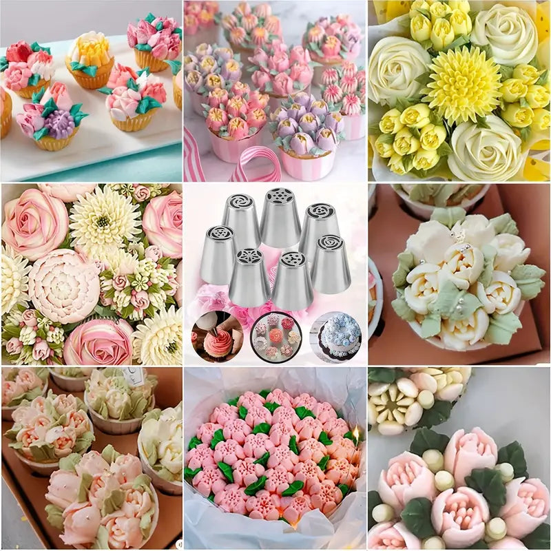 CakeCraft™ - Cake Decorating Piping Tips (Set of 36)