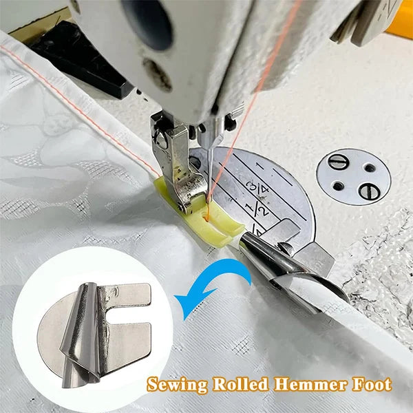 SewCraft™ - Spiral sewing tube hem foot (set of 8) [last day discount]