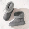 Pluschie - Plush snow ankle boots for ladies