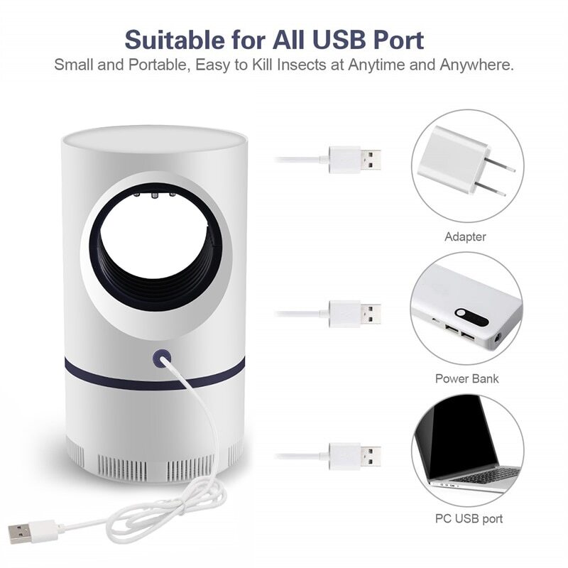 USB Mosquito Killer LED Lamp