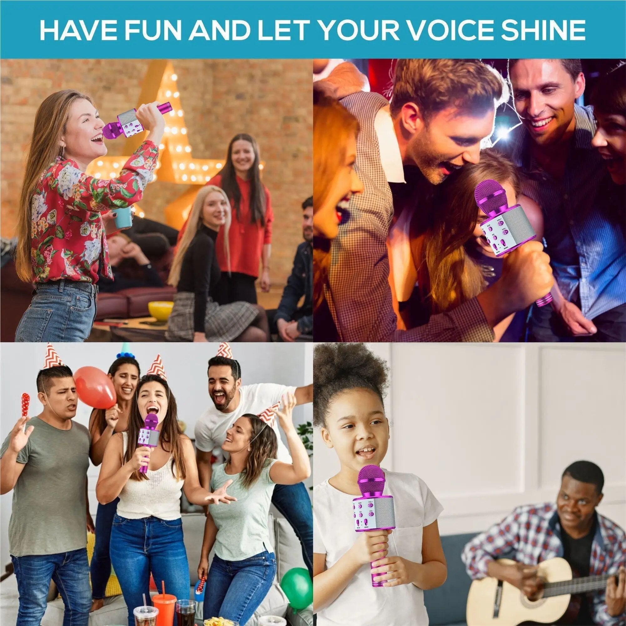 SingPro™ - Sing freely anywhere with this advanced Bluetooth microphone!